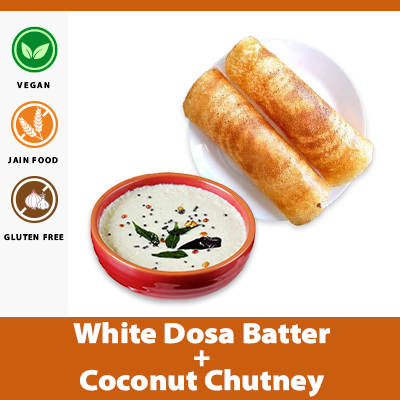 F2F White Batter + F2F Coconut Chutney Combo (At Rs 24/- OFF)