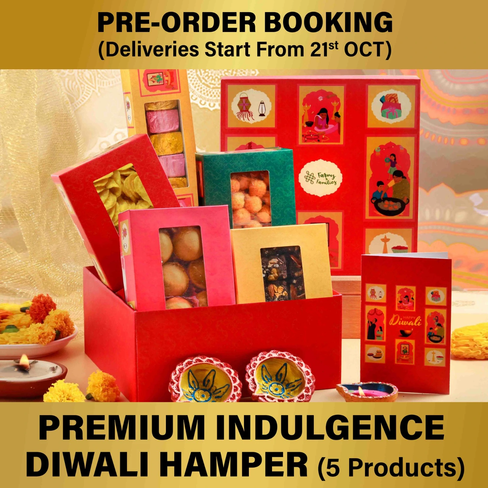 PREMIUM INDULGENCE DIWALI HAMPER (5 products)