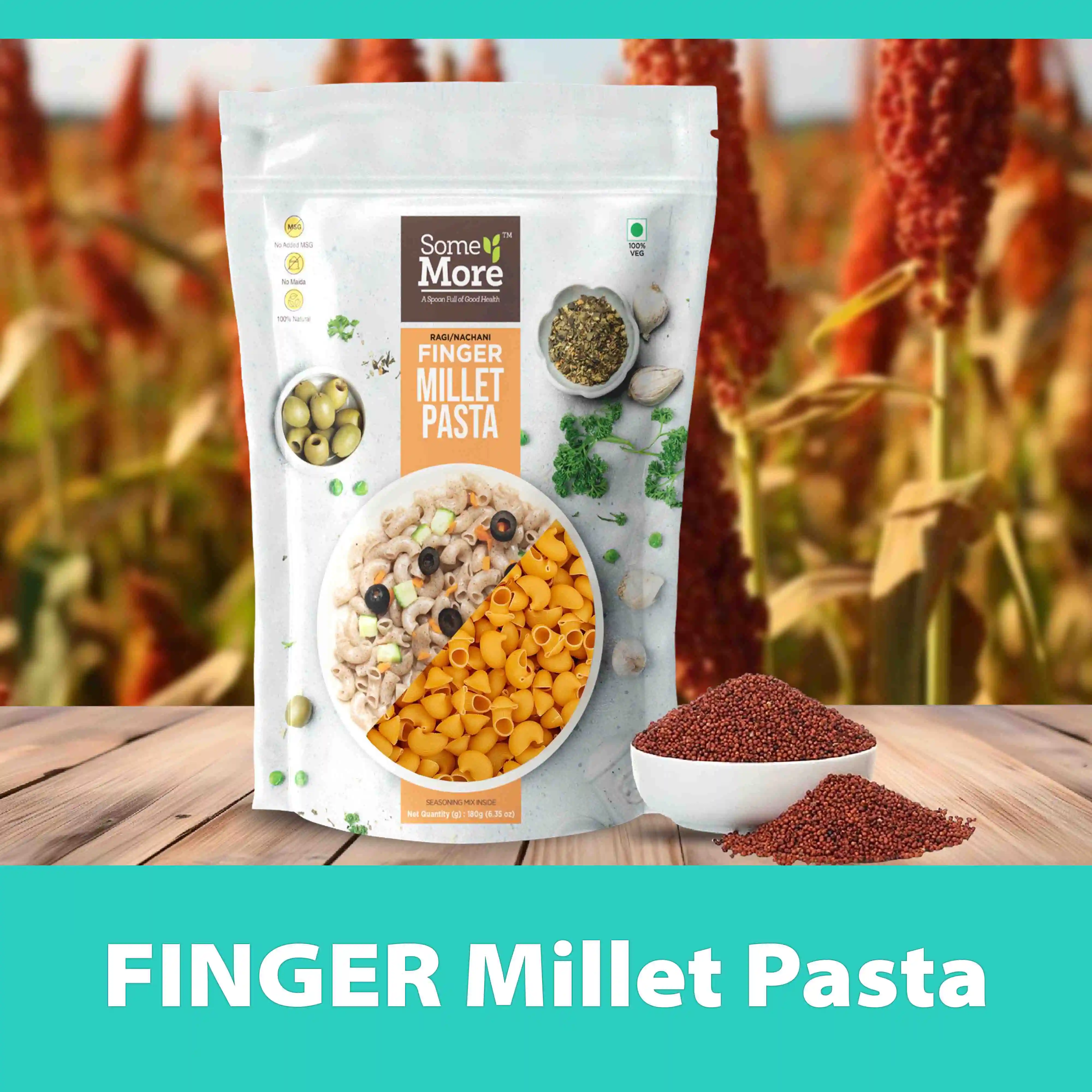 Finger Millet Pasta by SMF (180 g)