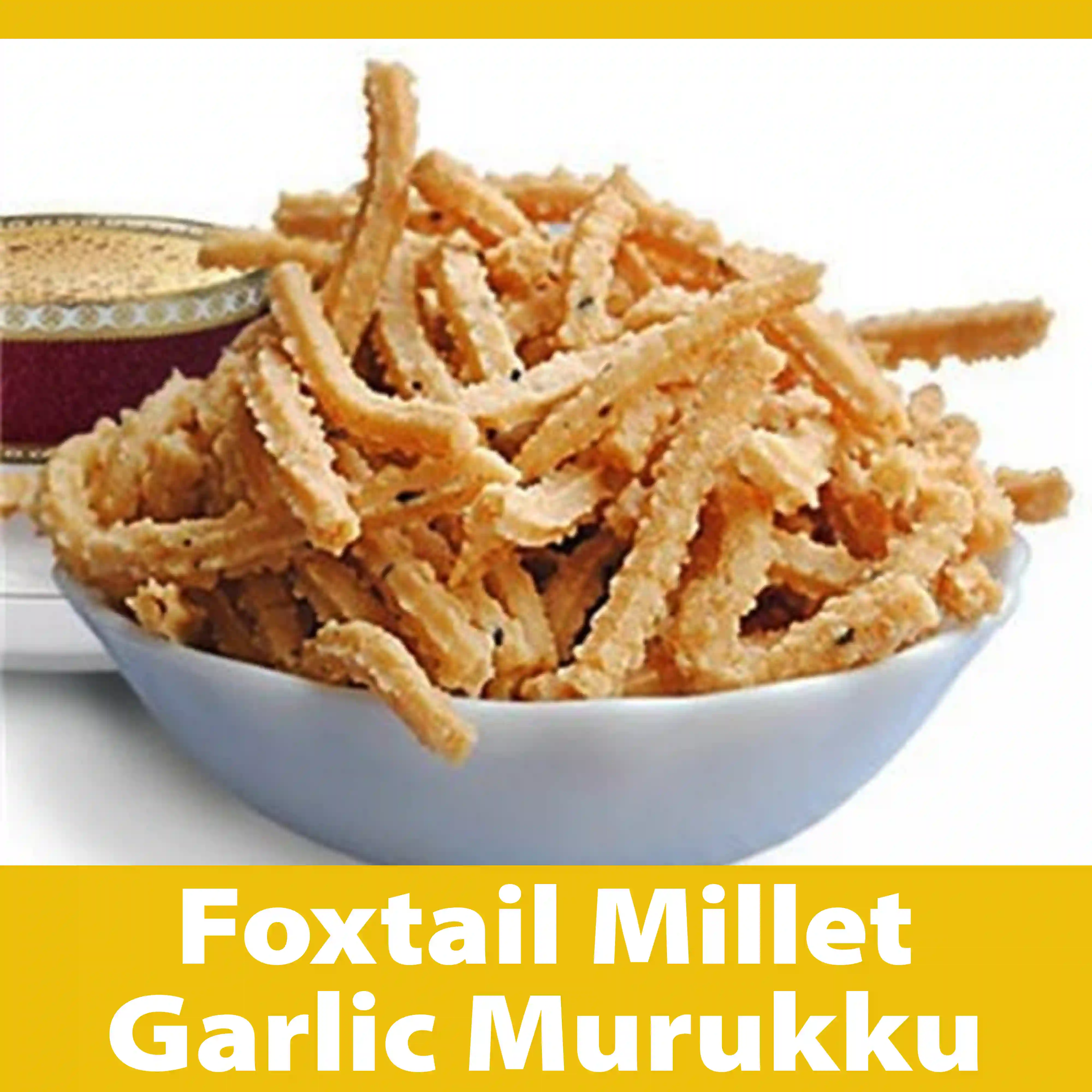 Foxtail Millet Garlic Murukku (150 gms)