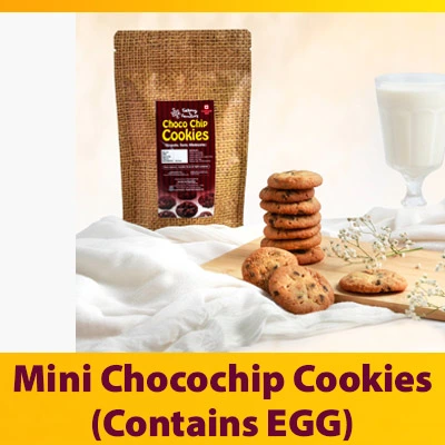 Mini Choco Chip Cookies (Contains EGG)