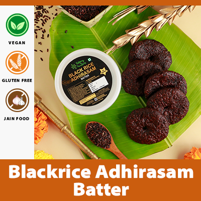 Black Rice Adhirasam Batter