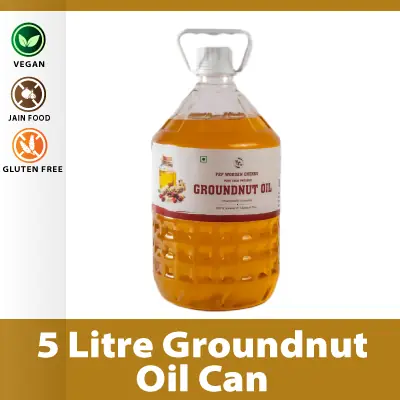 5 LTR Groundnut Oil Can 