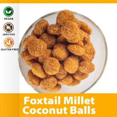 Foxtail Millet Coconut Balls 