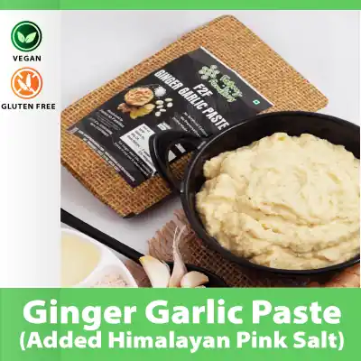 Fresh Ginger Garlic Paste (With Himalayan Pink Sal