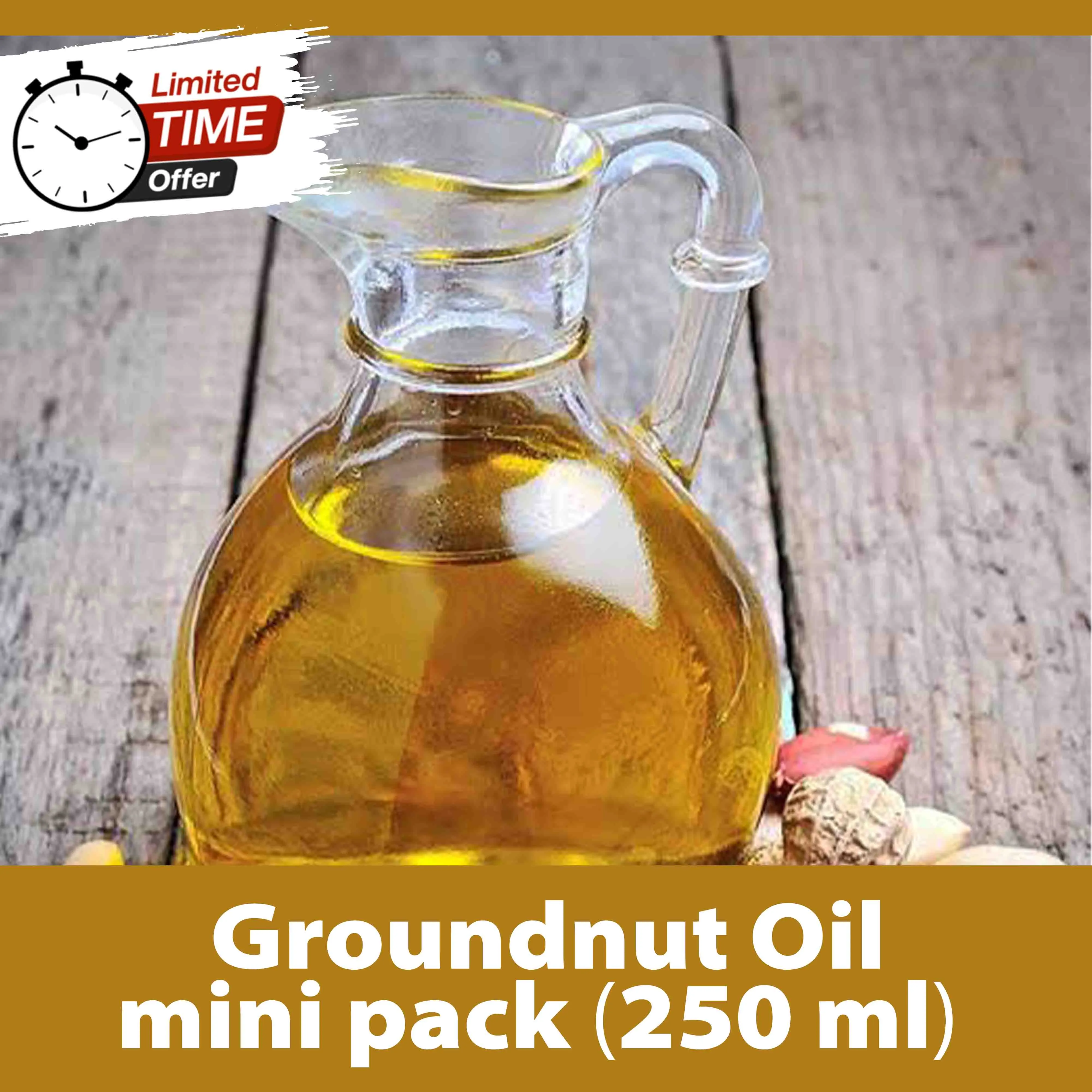 Groundnut Oil- mini pack (250 ml)
