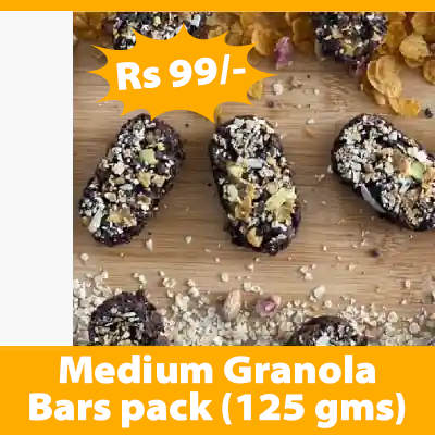 Medium Pack- Granola Bars (125 gms)