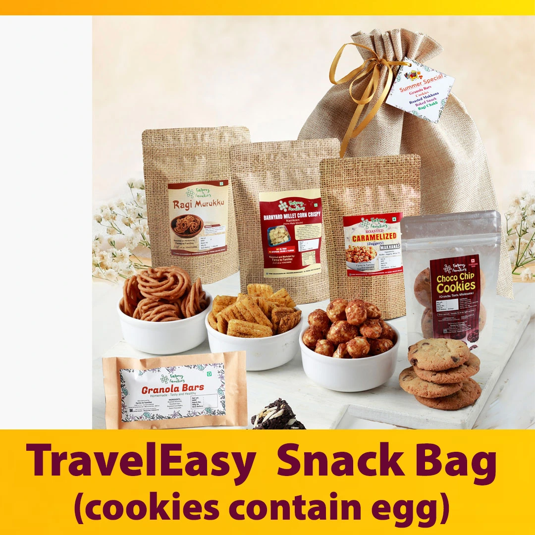 Travel Easy Snack Bag (5 best selling Snacks )