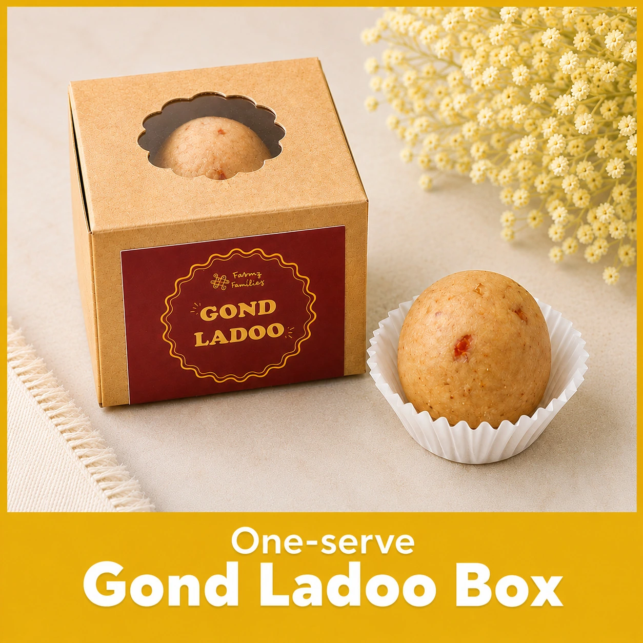 One-serve -Gond Ladoo Box
