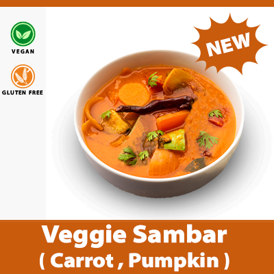 Vegetable Sambar (Carrot, Pumpkin)
