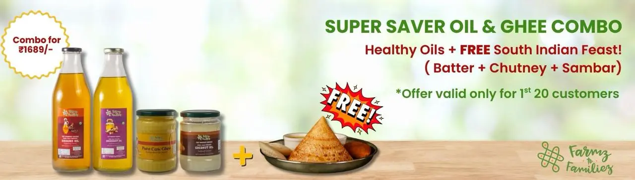 Free Breakfast with Oils & Ghee Combo