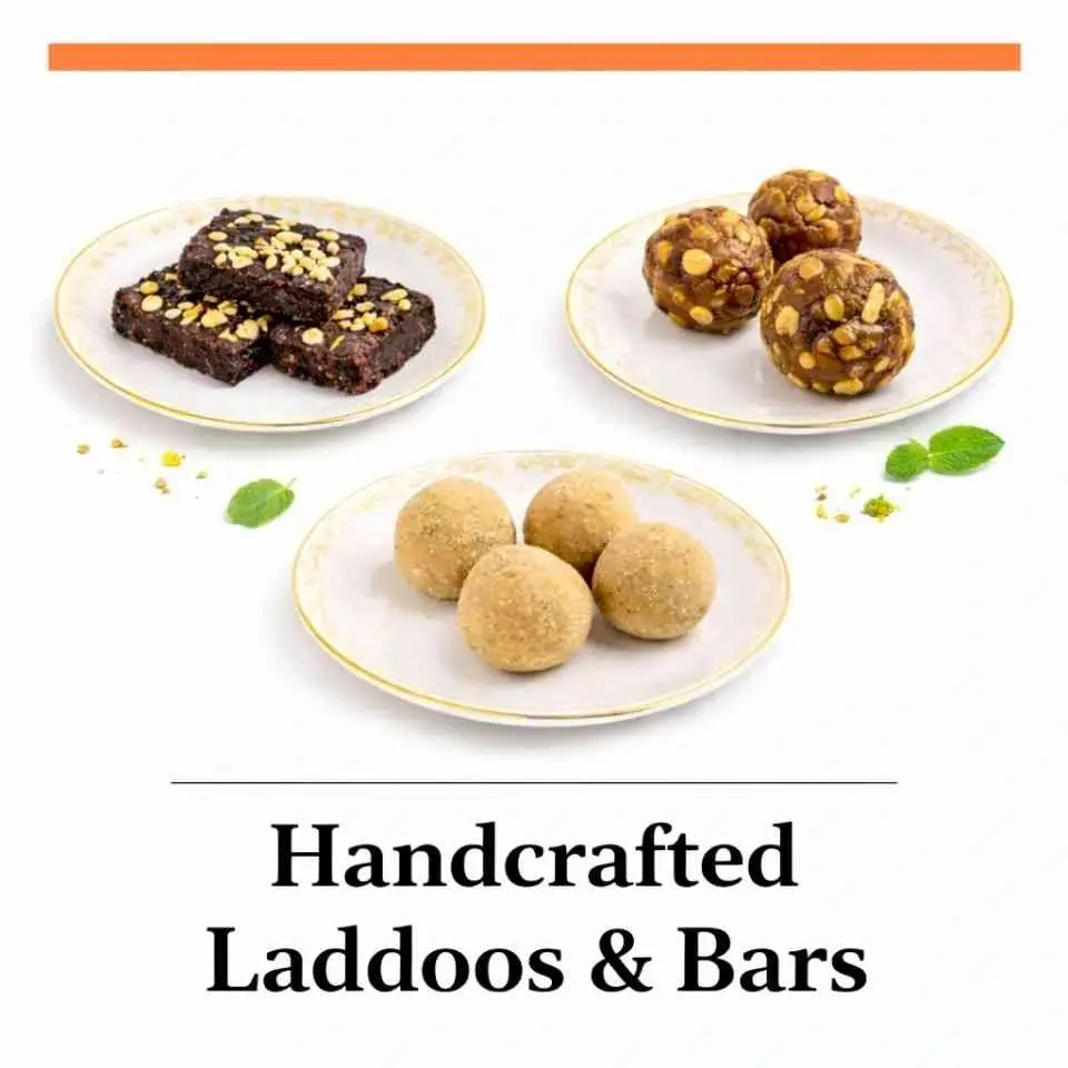 Handcrafted laddoos & bars